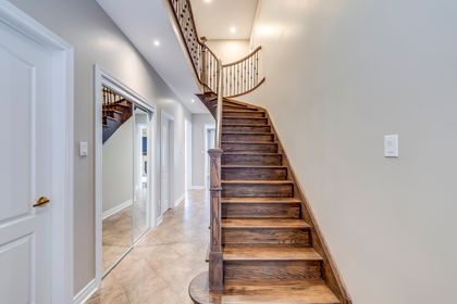 Stairs to 2nd Level - 2511 Felhaber Cres., Oakville at 2511 Felhaber Crescent, JC Joshua Creek, Oakville