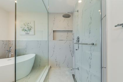 Primary Bedroom Ensuite - 2511 Felhaber Cres., Oakville at 2511 Felhaber Crescent, JC Joshua Creek, Oakville