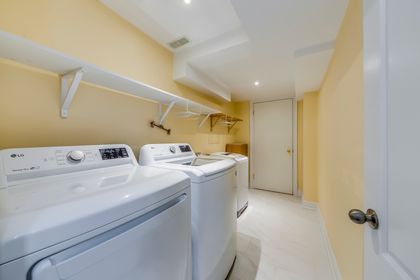 Basement Laundry Room - 2511 Felhaber Cres., Oakville at 2511 Felhaber Crescent, JC Joshua Creek, Oakville