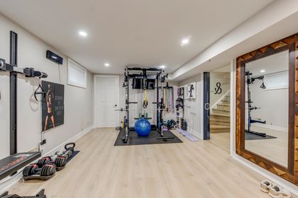 Basement Gym - 1005 Fair Birch Dr., Mississauga at 1005 Fair Birch Drive, Lorne Park, Mississauga