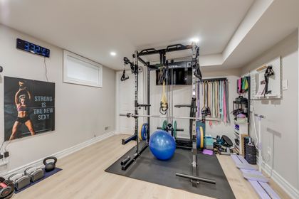 Basement Gym - 1005 Fair Birch Dr., Mississauga at 1005 Fair Birch Drive, Lorne Park, Mississauga