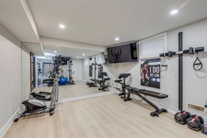Basement Gym - 1005 Fair Birch Dr., Mississauga at 1005 Fair Birch Drive, Lorne Park, Mississauga