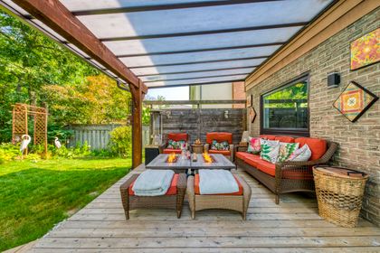 Backyard - 1005 Fair Birch Dr., Mississauga at 1005 Fair Birch Drive, Lorne Park, Mississauga