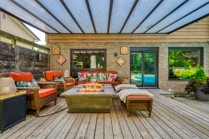 Backyard - 1005 Fair Birch Dr., Mississauga at 1005 Fair Birch Drive, Lorne Park, Mississauga