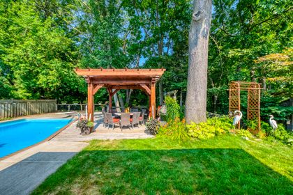 Backyard - 1005 Fair Birch Dr., Mississauga at 1005 Fair Birch Drive, Lorne Park, Mississauga