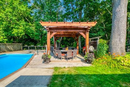 Backyard - 1005 Fair Birch Dr., Mississauga at 1005 Fair Birch Drive, Lorne Park, Mississauga