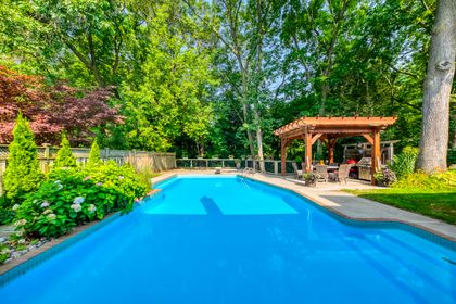 Backyard/Pool - 1005 Fair Birch Dr., Mississauga at 1005 Fair Birch Drive, Lorne Park, Mississauga