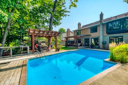 Backyard/Pool - 1005 Fair Birch Dr., Mississauga at 1005 Fair Birch Drive, Lorne Park, Mississauga