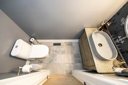 Powder Room - 1005 Fair Birch Dr., Mississauga at 1005 Fair Birch Drive, Lorne Park, Mississauga