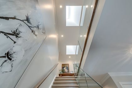 Stairs to 2nd Level - 1005 Fair Birch Dr., Mississauga at 1005 Fair Birch Drive, Lorne Park, Mississauga