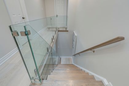 Stairs to 2nd Level - 1005 Fair Birch Dr., Mississauga at 1005 Fair Birch Drive, Lorne Park, Mississauga