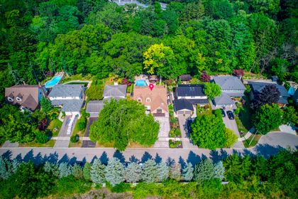 Overhead View - 1005 Fair Birch Dr., Mississauga at 1005 Fair Birch Drive, Lorne Park, Mississauga