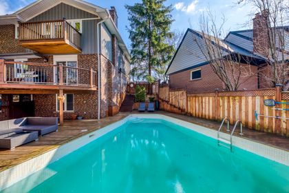 Pool & Backyard - 179 Shanley Terr., Oakville at 179 Shanley Terrace, 1020 - WO West, Oakville