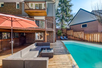 Pool & Backyard - 179 Shanley Terr., Oakville at 179 Shanley Terrace, 1020 - WO West, Oakville