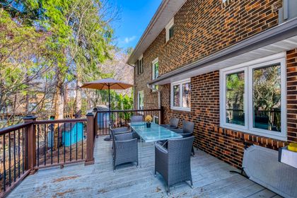 Deck & Backyard - 179 Shanley Terr., Oakville at 179 Shanley Terrace, 1020 - WO West, Oakville