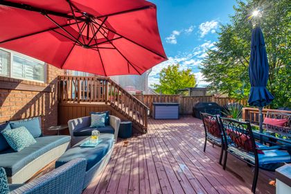 Backyard - 2112 Redstone Cres., Oakville at 2112 Redstone Crescent, 1019 - WM Westmount, Oakville