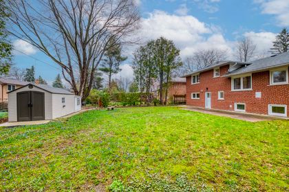 Backyard - 3537 Enniskillen Circle, Mississauga at 3537 Enniskillen Circle, Erindale, Mississauga