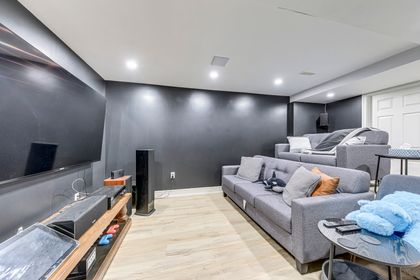 Basement Home Theatre Room - 2946 Duncairn Dr., Mississauga at 2946 Duncairn Drive, Central Erin Mills, Mississauga