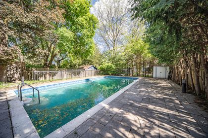 Pool & Backyard - 7 Hagerman Blvd., Markham at 7 Hagerman Boulevard, Unionville, Markham