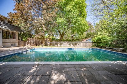 Pool & Backyard - 7 Hagerman Blvd., Markham at 7 Hagerman Boulevard, Unionville, Markham