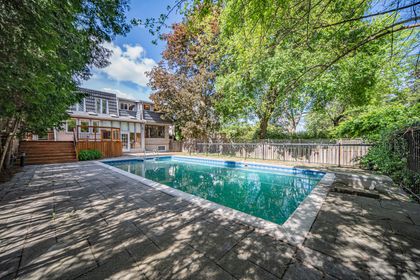 Pool & Backyard - 7 Hagerman Blvd., Markham at 7 Hagerman Boulevard, Unionville, Markham
