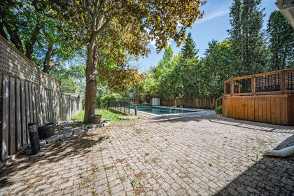 Pool & Backyard - 7 Hagerman Blvd., Markham at 7 Hagerman Boulevard, Unionville, Markham