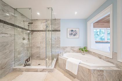 Primary Bedroom Ensuite - 7 Hagerman Blvd., Markham at 7 Hagerman Boulevard, Unionville, Markham