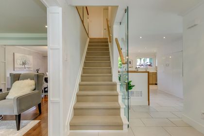 Stairs to 2nd Level - 165 Arichat Rd., Oakville at 165 Arichat Road, 1006 - FD Ford, Oakville