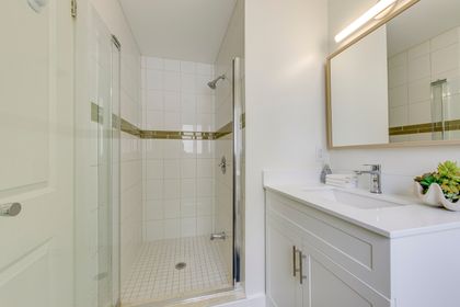 Primary Bedroom Ensuite - 165 Arichat Rd., Oakville at 165 Arichat Road, 1006 - FD Ford, Oakville