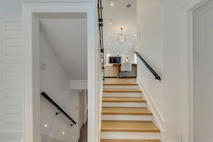 Stairs from Ground to Main Level - 1224 Willowbrook Dr., Oakville at 1224 Willowbrook Drive, 1020 - WO West, Oakville