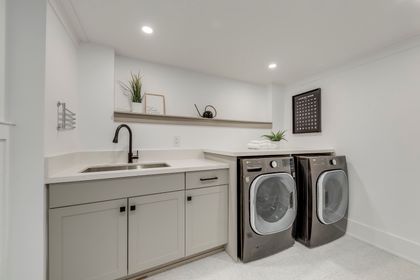 Basement Laundry Room - 1224 Willowbrook Dr., Oakville at 1224 Willowbrook Drive, 1020 - WO West, Oakville