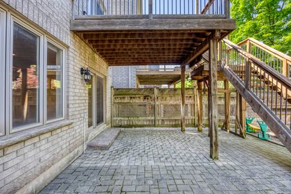 Patio & Backyard - 2379 Wasaga Dr., Oakville at 2379 Wasaga Drive, 1009 - JC Joshua Creek, Oakville