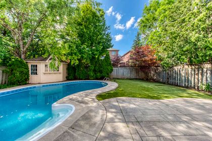 Pool & Backyard - 1205 Lindenrock Dr., Oakville at 1205 Lindenrock Drive, 1009 - JC Joshua Creek, Oakville
