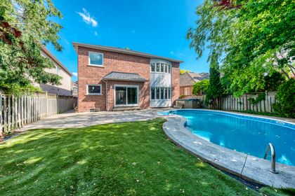 Pool & Backyard - 1205 Lindenrock Dr., Oakville at 1205 Lindenrock Drive, 1009 - JC Joshua Creek, Oakville