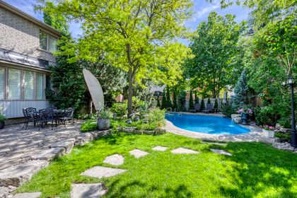 Backyard & Pool - 1517 Craigleith Rd., Oakville at 1517 Craigleith Road, JC Joshua Creek, Oakville