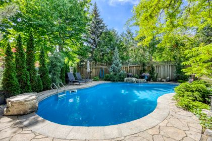 Backyard & Pool - 1517 Craigleith Rd., Oakville at 1517 Craigleith Road, JC Joshua Creek, Oakville