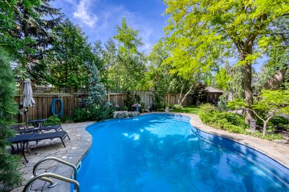 Backyard & Pool - 1517 Craigleith Rd., Oakville at 1517 Craigleith Road, JC Joshua Creek, Oakville