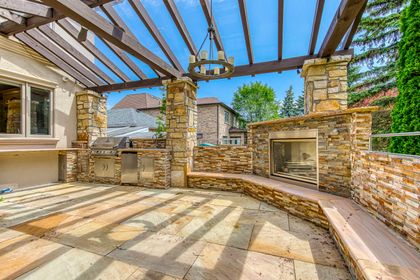 Backyard Patio Area - 249 Holmes Ave., North York at 249 Holmes Avenue, Willowdale East, Toronto
