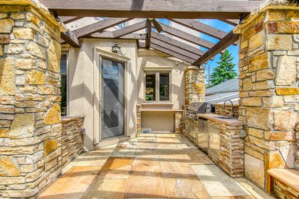 Backyard Patio Area - 249 Holmes Ave., North York at 249 Holmes Avenue, Willowdale East, Toronto