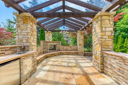 Backyard Patio Area - 249 Holmes Ave., North York at 249 Holmes Avenue, Willowdale East, Toronto