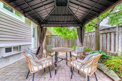 Backyard/Patio Area - 28 Osborne Cres,, Oakville at 28 Osborne Crescent, 1003 - CP College Park, Oakville