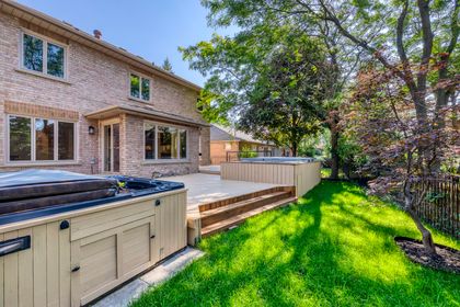Backyard - 1124 Thoresby Dr., Oakville at 1124 Thoresby Drive, Clearview, Oakville