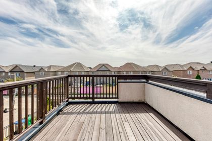 Primary Bedroom Terrace - 3486 Eglinton Ave. W., Mississauga at 3486 Eglinton Avenue W., Churchill Meadows, Mississauga