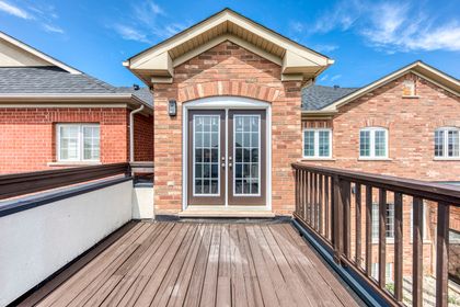Primary Bedroom Terrace - 3486 Eglinton Ave. W., Mississauga at 3486 Eglinton Avenue W., Churchill Meadows, Mississauga