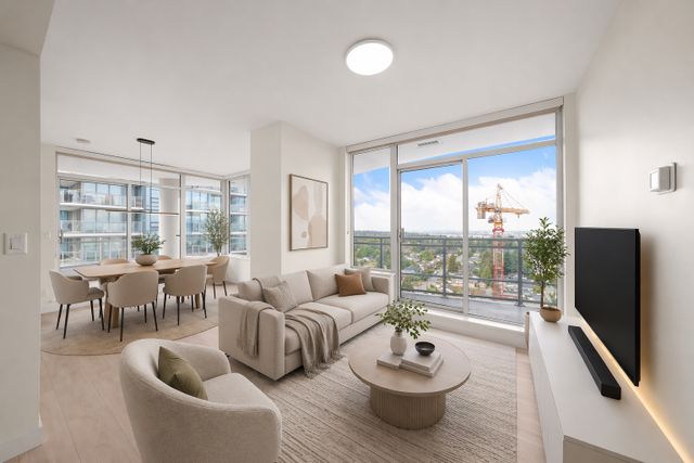 chatgpt-image-living-with-crane at 2108 - 13318 104 Avenue, Whalley, North Surrey