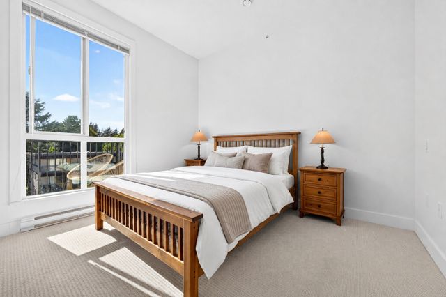primary-bedroom-staged at 407 - 10168 149 Street, Guildford, North Surrey