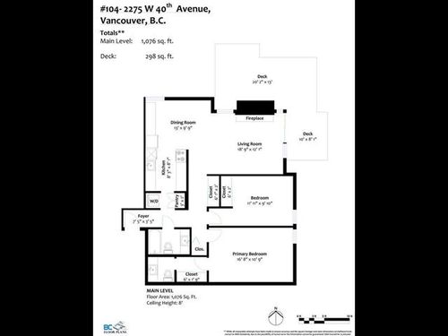 15 at 104 - 2275 W 40th Avenue, Kerrisdale, Vancouver West