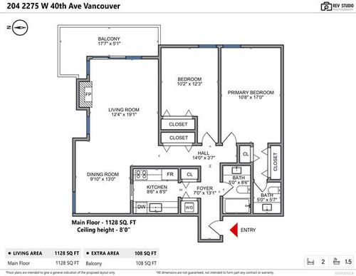 14 at 204 - 2275 W 40th Avenue, Kerrisdale, Vancouver West