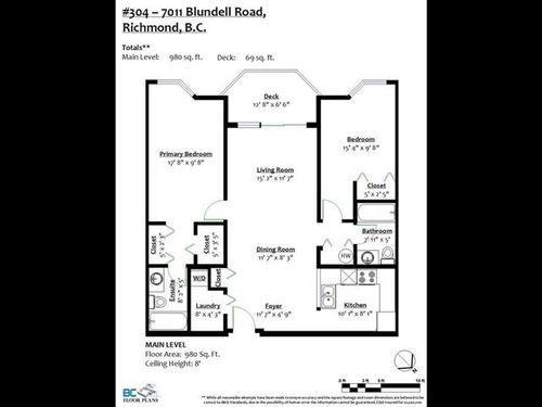 16 at 304 - 7011 Blundell Road, Brighouse South, Richmond