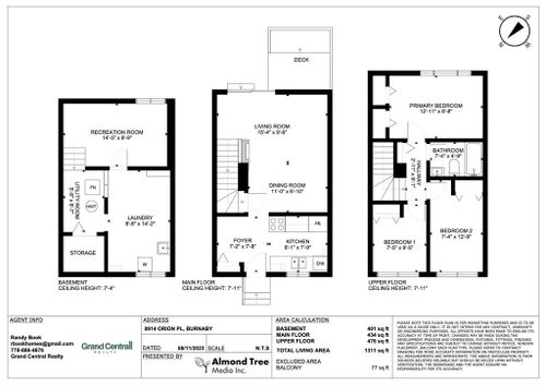 26 at 8914 Orion Place, Simon Fraser Hills, Burnaby North